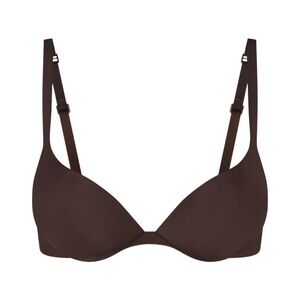 SKIMS Ultimate Teardrop Push-Up Bra in Espresso
